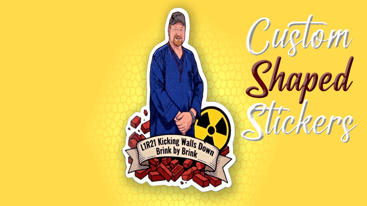 Custom-Shaped Stickers — Any Shape, Full Color