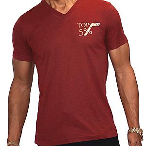 Foil Brand V Maroon — view 5