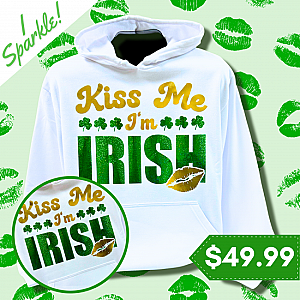 Holographic-foil-Irish-Hoodie — view 1
