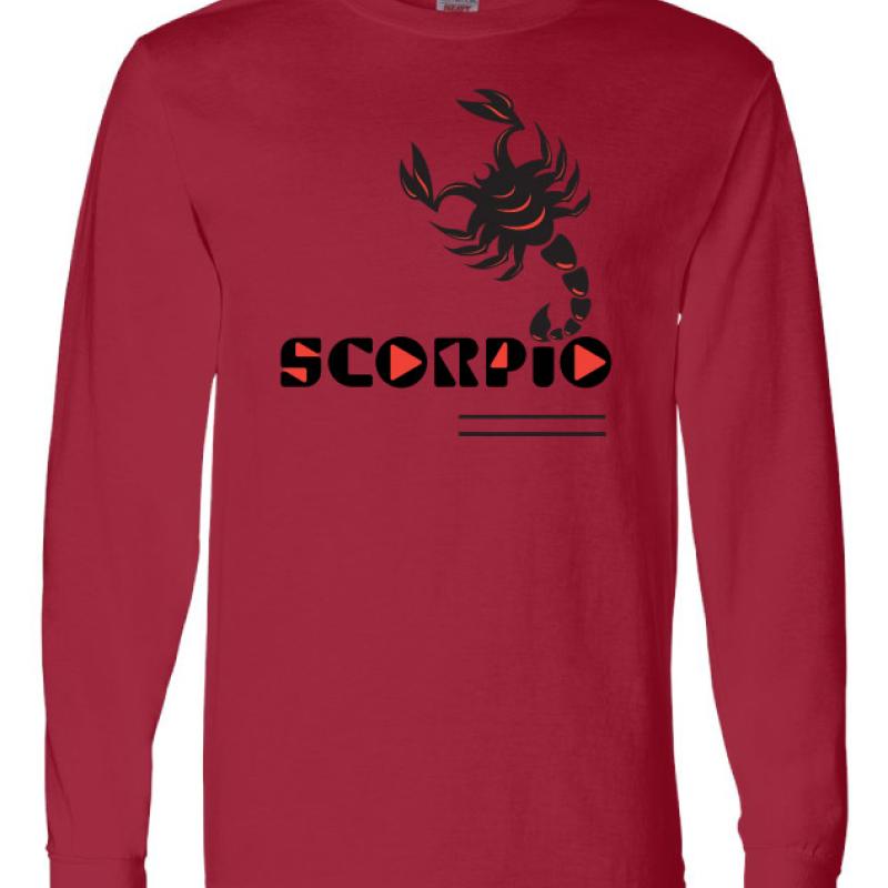 Men Scorpio Zodiac Shirt