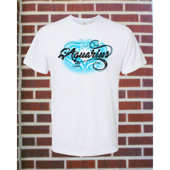 Men's Aquarius Zodiac T-Shirt Men's Aquarius Zodiac T-Shirt