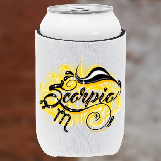 Scorpio Koozie Can Holder