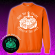 Halloween Glow In The Dark Pumpkin Sweatshirt