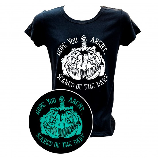 Halloween Glow In The Dark Pumpkin Shirts
