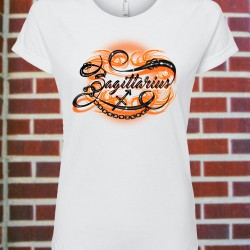Women's Sagittarius Zodiac Fitted T-Shirt