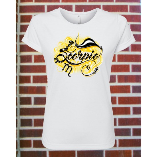 Women's Scorpio Zodiac Fitted T-Shirt